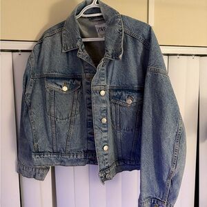 Zara Light Blue Denim Jacket